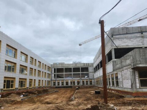 Более чем на половину завершили строительство новой школы в Заветах Ильича Новости Пушкино 